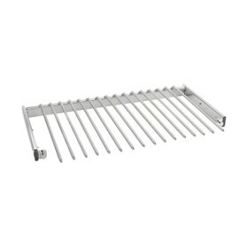 Rev-A-Shelf | 30in | Chrome Finish | Pullout Pants Rack with 16 Pants Rods