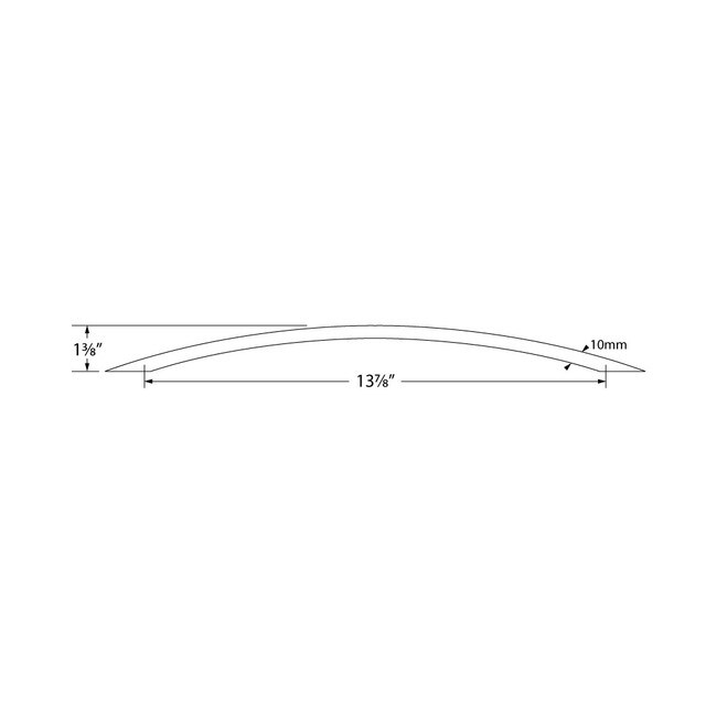 13 7/8" Cc (352mm) Bow Pull Stainless Steel 304 Grade