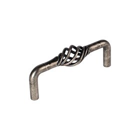 3 1/2" Cc Steel Pull Antique Pewter Finish | PULL-5709-AP Series