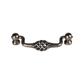 3 1/2" Cc Steel Pull Antique Pewter Finish | PULL-5711-AP Series