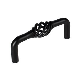 3" Cc Steel Pull Matte Black Finish