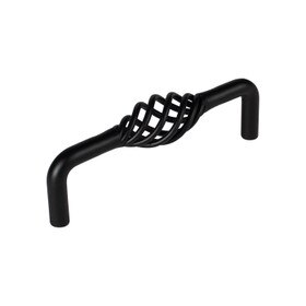 4" Cc Steel Pull Matte Black Finish | PULL-5739-BLK Series