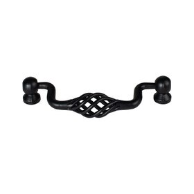 3 1/2" Cc Steel Pull Matte Black Finish