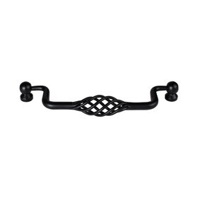 5 1/2" Cc Steel Pull Matte Black Finish
