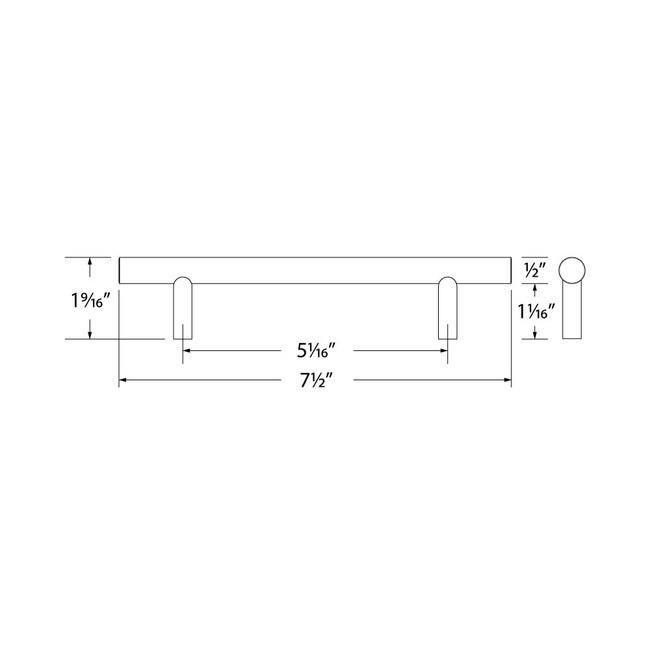 128mm Cc Stainless Steel Bar Pull