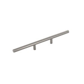 3" Cc Steel Bar Pull Satin Steel Finish 9 3/4" Long
