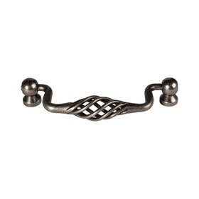 4" Cc Steel Pull Antique Pewter