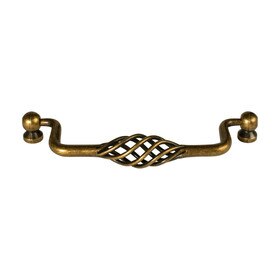 5 1/2" Cc Steel Pull Antique Brass