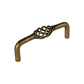 3 3/4" Cc Steel Pull Antique Brass