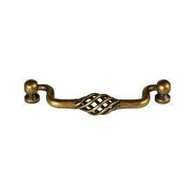 4" Cc Steel Pull Antique Brass