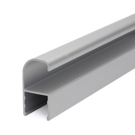 Clear Anodized Continuous Aluminum Pull 8' Long
