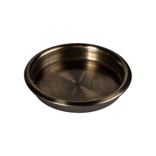 2 1/8" Dia Antique Brass Finger Pull