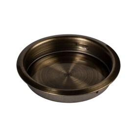 1 3/4" Dia Antique Brass Finger Pull