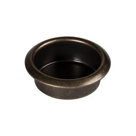 3/4" Dia Antique Brass Finger Pull