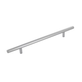 192mmcc (7.56") Plastic Pull Overall 292mm(11.5") Satin Chr