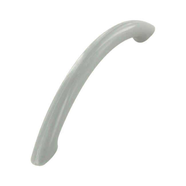 Dark Grey Plastic Drawer Pull With 3 3/4" Hole Centers