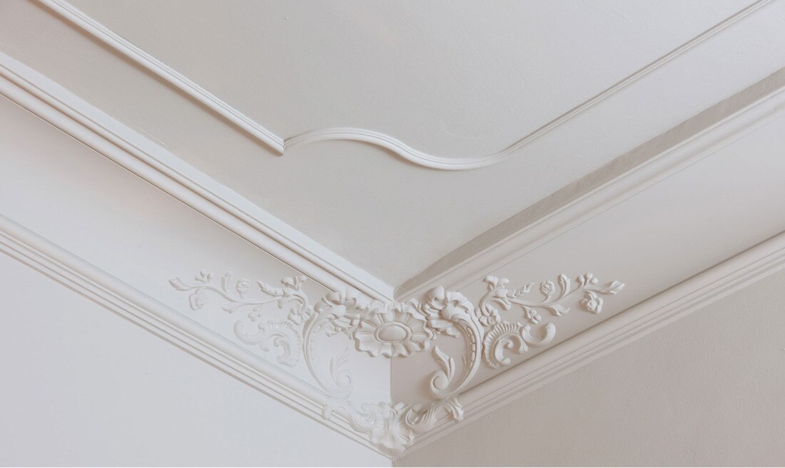 Orac Decor | Duropolymer Polystyrene Panel Moulding | Primed White | 1in H x 1/2in Proj