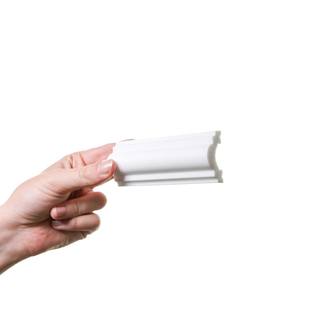 Orac Decor | Duropolymer Polystyrene Panel Moulding | Primed White | 1-5/8in H x 3/4in Proj