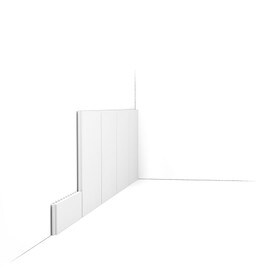 Orac Decor | Durofoam Panel Moulding | Primed White | 6-5/8in H x 3/8in Proj