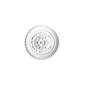 Orac Decor | Purotouch High Density Polyurethane Ceiling Medallion | Primed White | 11in Dia