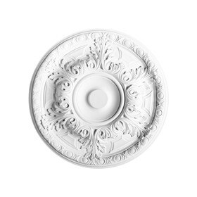 Orac Decor | Purotouch High Density Polyurethane Ceiling Medallion | Primed White | 19-1/4in Dia