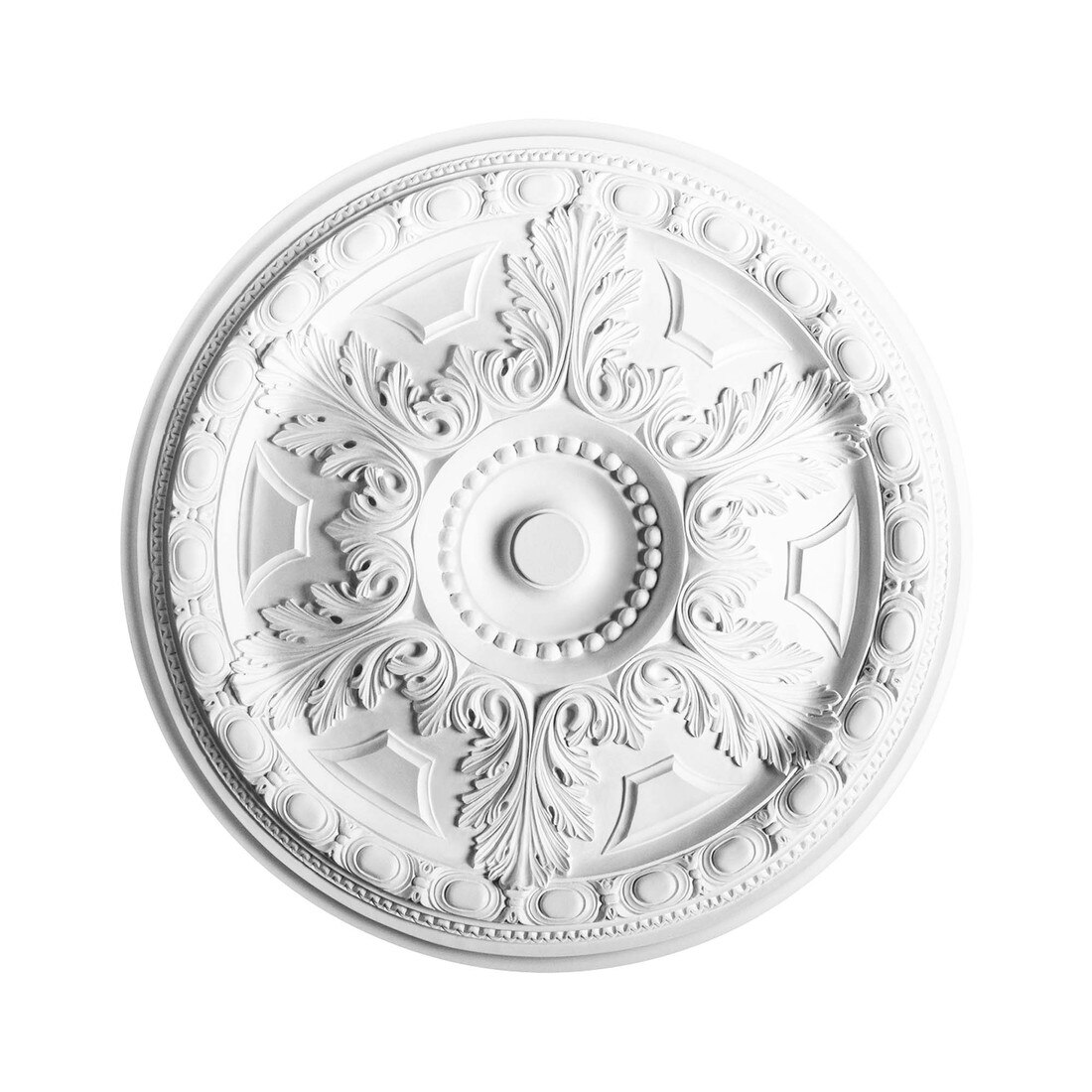 Orac Decor | Purotouch High Density Polyurethane Ceiling Medallion | Primed White | 28in Dia