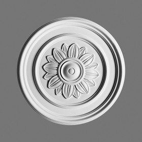 Orac Decor | Purotouch High Density Polyurethane Ceiling Medallion | Primed White | 21-1/8in Dia