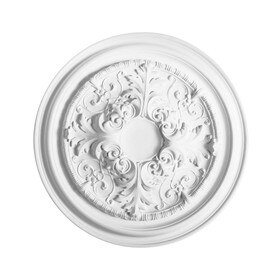 Orac Decor | Purotouch High Density Polyurethane Ceiling Medallion | Primed White | 27-3/8in Dia