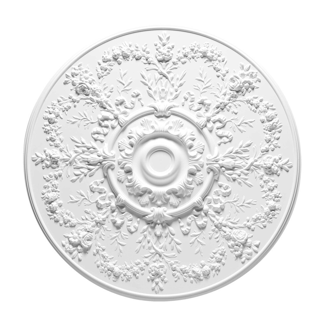 Orac Decor | Purotouch High Density Polyurethane Ceiling Medallion | Primed White | 37-1/2in Dia