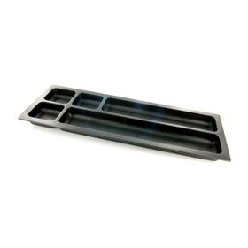 Black Utility Tray 6" Wide x 15-1/4" Long