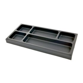 Black Utility Tray 5-1/2" Wide x 12" Long