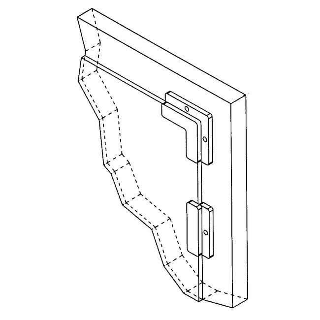 3/16in Brown | No-Route Panel and Glass Retaining Corner | R21-1805 Series