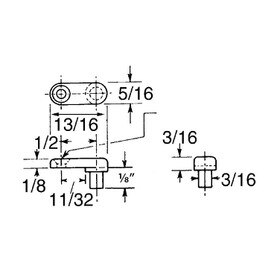 1/8in Clear | Recessed Panel and Glass Retaining Button | R21-313CL Series