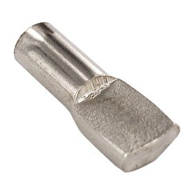7/16in W x 3/4in Long | Plated Steel Shelf Support | With 5mm Pin | R25-228 Series