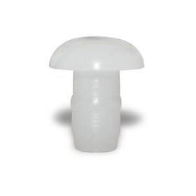 3/8in W x 1/8in Thick | White HDPE | Stud Type Button Glide | R31-150