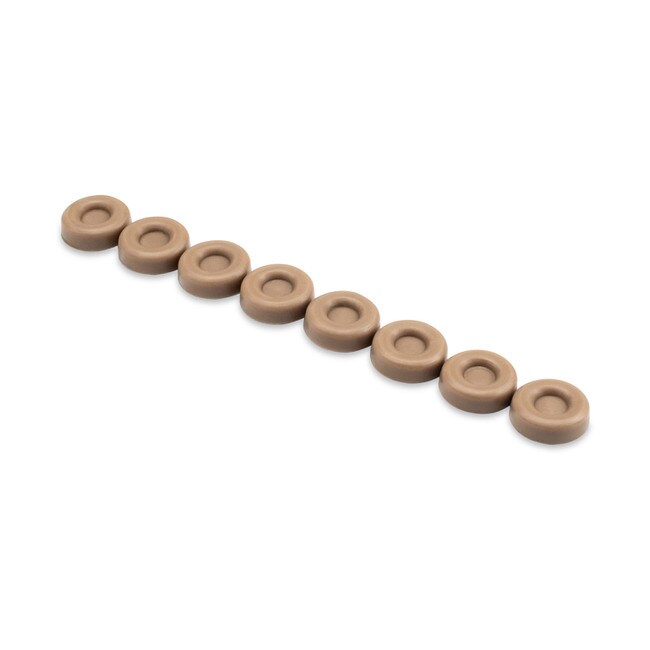 5/8in Dia | Beige HDPE | Staple-On Strip Glide | R32-117