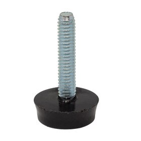 5/16-18 | Black HDPE Base | Thick Base Plastic Leveler