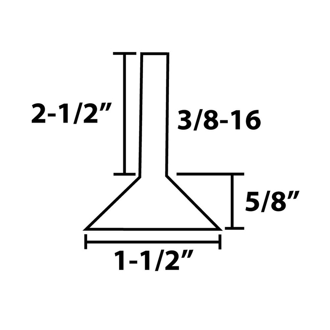 3/8-16 | Slotted Bolt Swivel | 1-1/2in Dia x 5/8in H Nickel Plated Shell with White Nylon Hex Base | Monaco Leveler