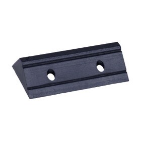 2" x 1/2" x 1/2" Black Corner Bracket