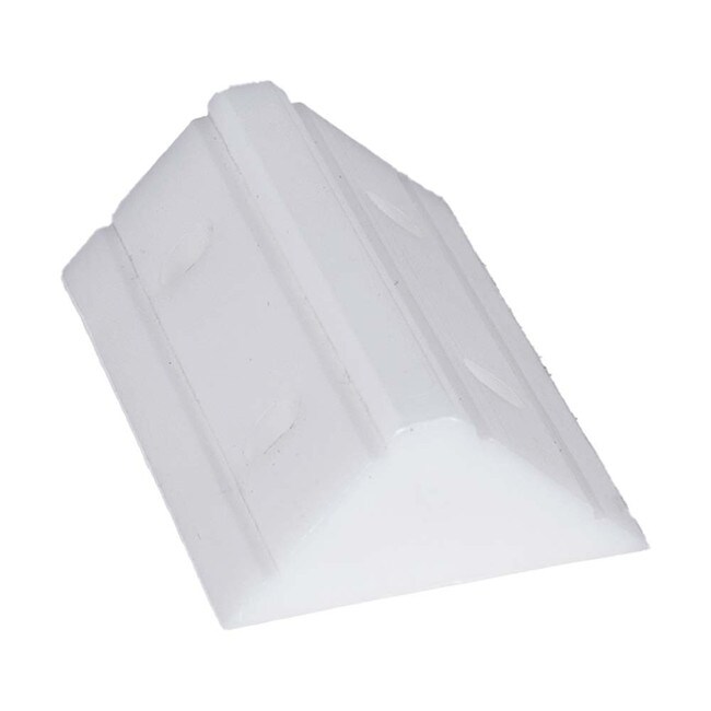 2" x 1/2" x 1/2" White Corner Bracket