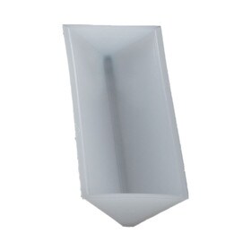 3" Long White Polyethylene Glue and Staple Block