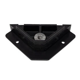 Corner and Support Brace for 5/16-18 Threaded Stem | Nylon | Threaded from Top
