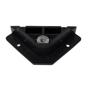 Corner and Support Brace for 5/16-18 Threaded Stem | Nylon | Threaded from Top