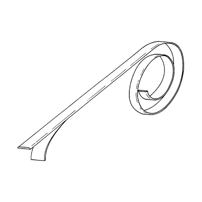 Off White HDPE Adhesive Glide Strip 21/32" Wide 1/32" Thick