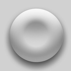 Orac Decor | High Density Polyurethane | 3D Decorative Element | Ceiling Medallion | Primed White | 23-5/8in Dia