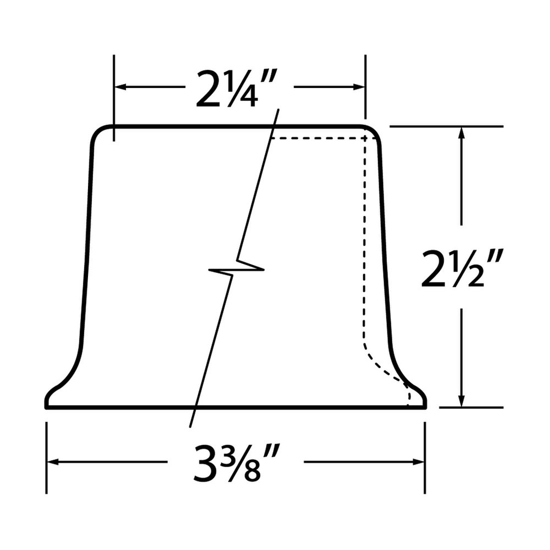 Outside End Cap for Tubing