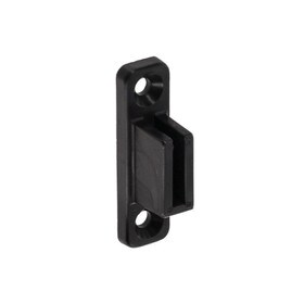 Black Plastic Screw Mount Clip for File Folder Holder Rail | Fits Up to 1/2in Drawer Side