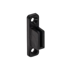 Black Plastic Screw Mount Clip for File Folder Holder Rail | Fits Up to 1/2in Drawer Side