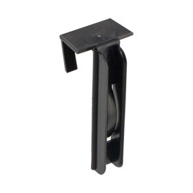 2in H x 1/2in W Black | Hanging Drawer Divider Clip