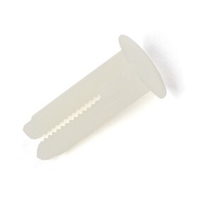 .406in Dia | Natural Nylon | Ratcheting Action Rivet | for 3/4in Panel Thickness